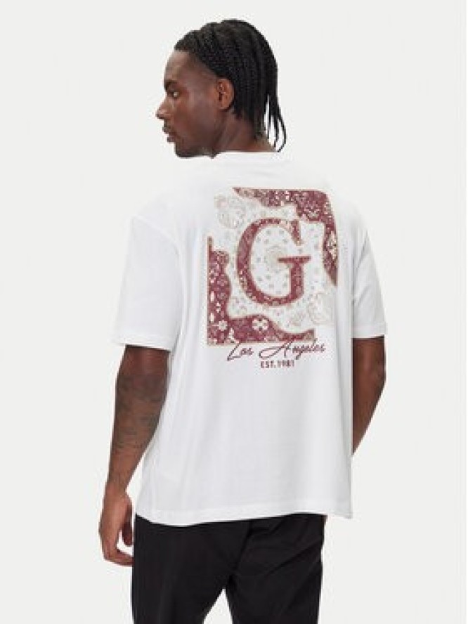 Guess T-Shirt M5BI16 I3Z14 Biały Relaxed Fit