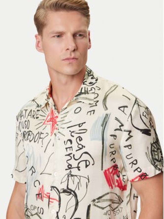 Baldessarini Koszula B3 76002.3725 Biały Regular Fit