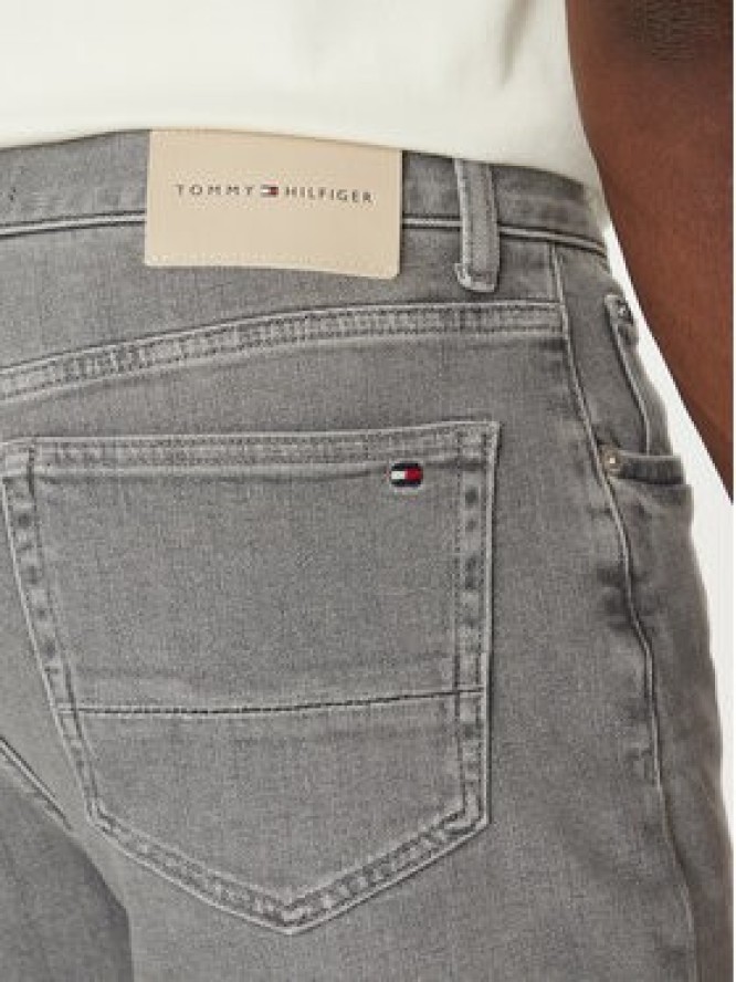 Tommy Hilfiger Szorty jeansowe Brooklyn MW0MW39222 Szary Slim Fit