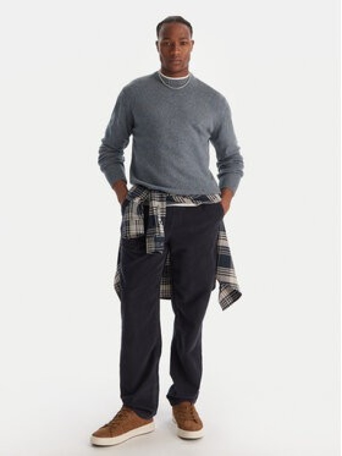 Quiksilver Spodnie materiałowe Taxer EQYNP03315 Granatowy Loose Fit