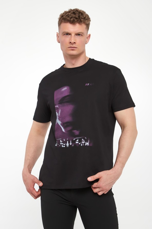 T-shirt męski bawełniany ARMANI EXCHANGE