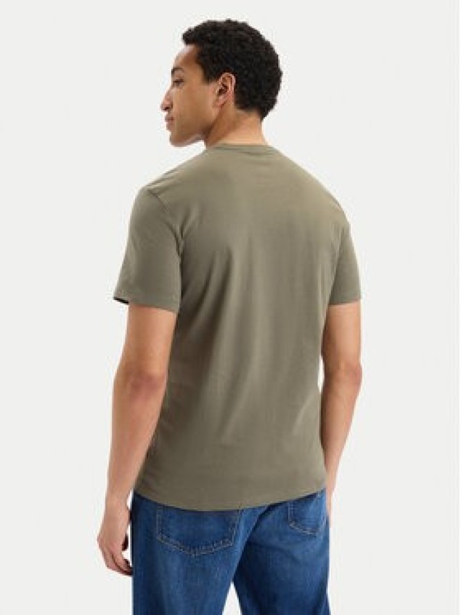 Calvin Klein Jeans T-Shirt SS 30s EU LV04RG800G Zielony ciemny Regular Fit