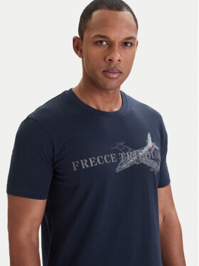Aeronautica Militare T-Shirt 261TS2541UJ00727 Granatowy Regular Fit