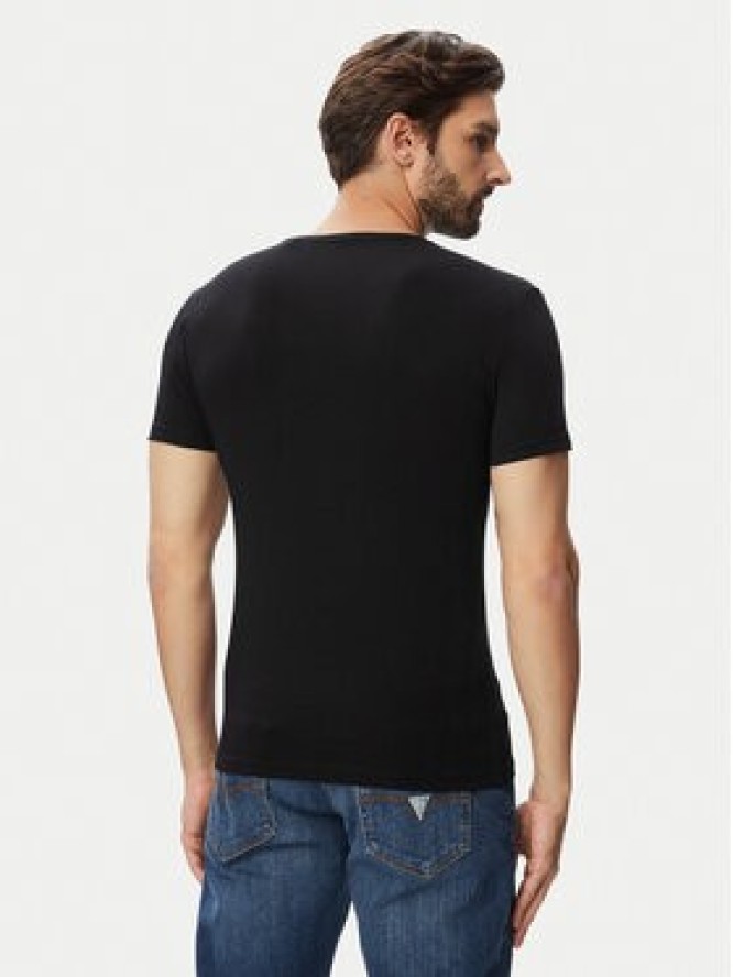 Guess T-Shirt M6YI32 K3735 Czarny Extra Slim Fit