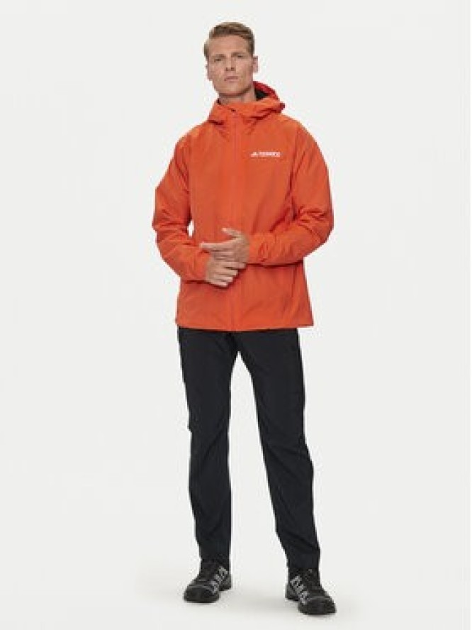 adidas Kurtka outdoor Terrex Multi 2L RAIN.RDY IP1433 Pomarańczowy Regular Fit