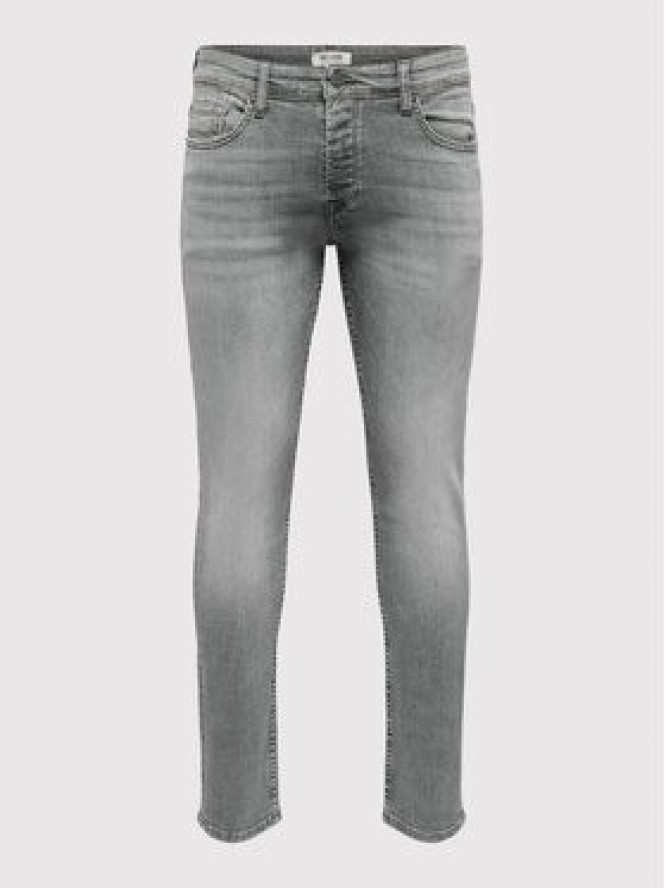Only & Sons Jeansy Loom 22023227 Szary Slim Fit