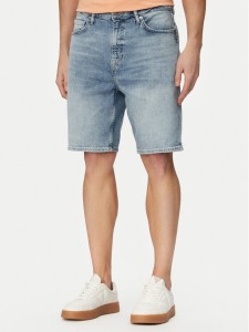 Guess Szorty jeansowe M6GD27 D0778 Niebieski jasny Regular Fit