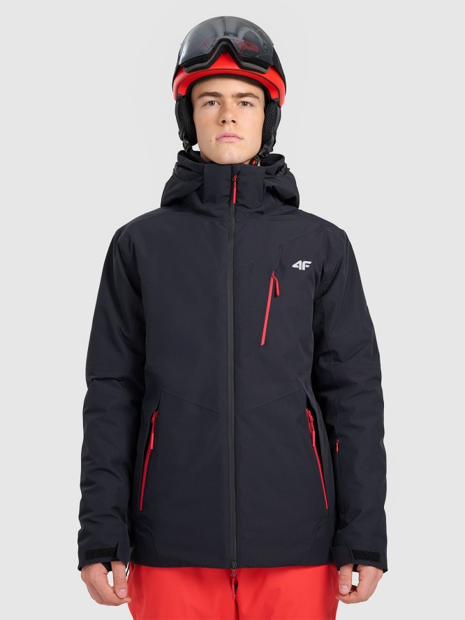 4F Kurtka narciarska membrana 10000 męska - czarna XL