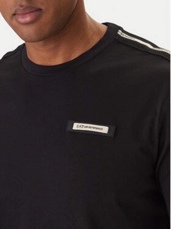 EA7 Emporio Armani T-Shirt 7M001476 AF10375 Czarny Regular Fit