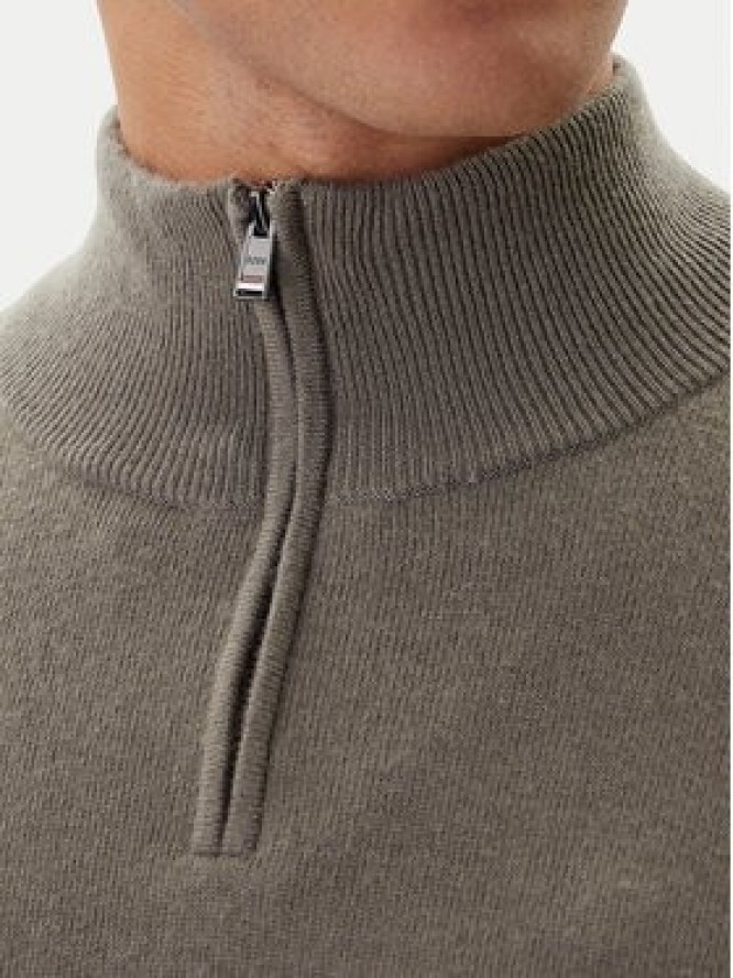 BOSS Sweter H-Hemarlo 50549984 Beżowy Regular Fit