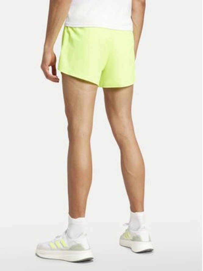 adidas Szorty sportowe Adizero Essentials JF3492 Zielony Slim Fit