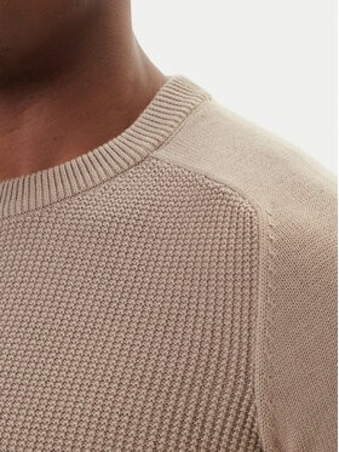 JOOP! Jeans Sweter 15 JJK-11Olivier 30047100 Beżowy Modern Fit