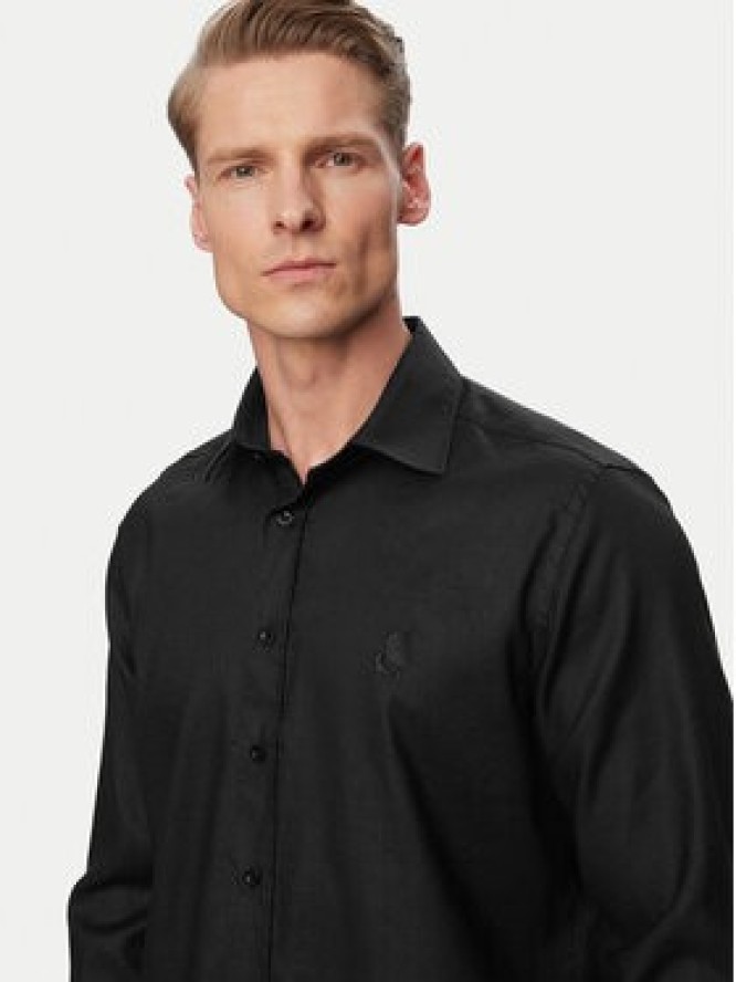 KARL LAGERFELD Koszula 605084 562791 Czarny Regular Fit