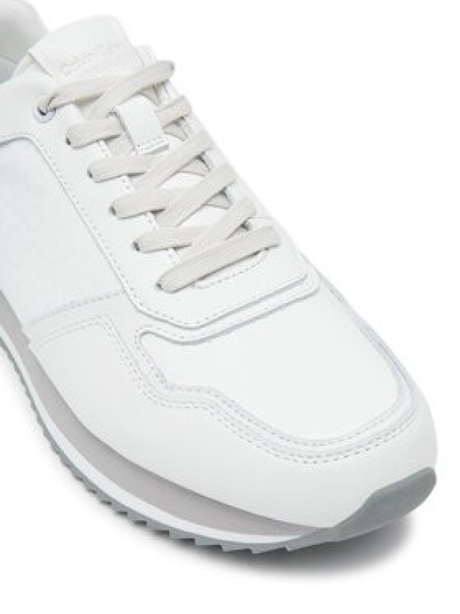 Calvin Klein Sneakersy Low Top Lace Up Lth Mono HM0HM01807 Szary