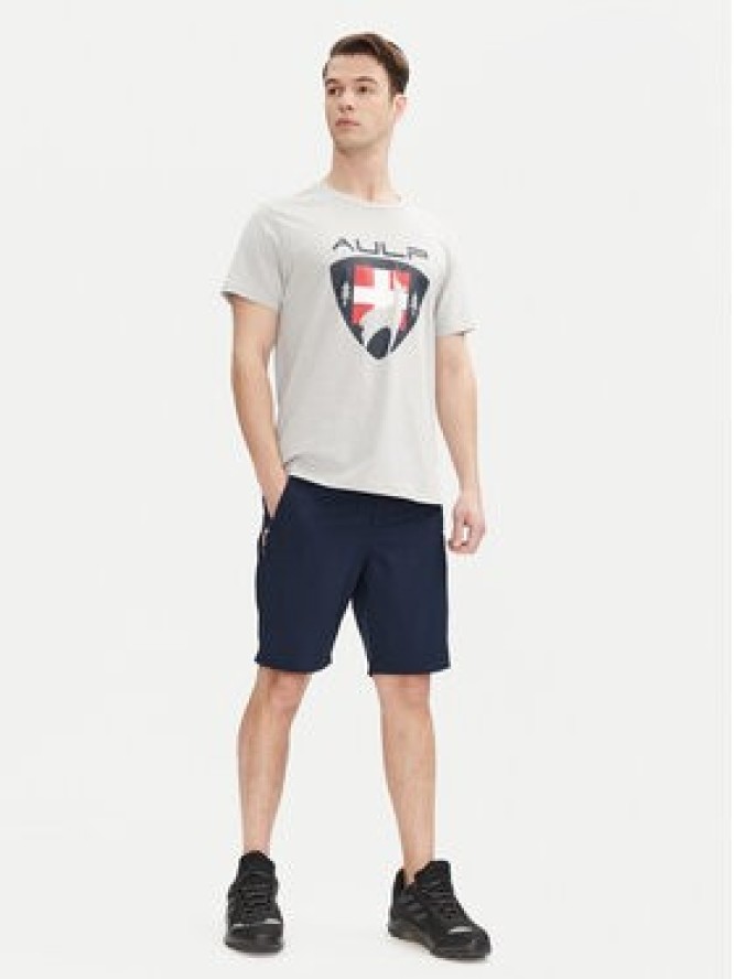 Aulp Szorty sportowe Tonga Granatowy Regular Fit