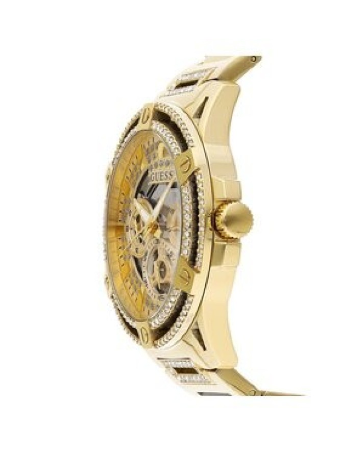 Guess Zegarek King GW0497G2 Złoty