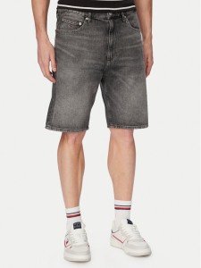 Tommy Jeans Szorty jeansowe Otis DM0DM23066 Czarny Regular Fit