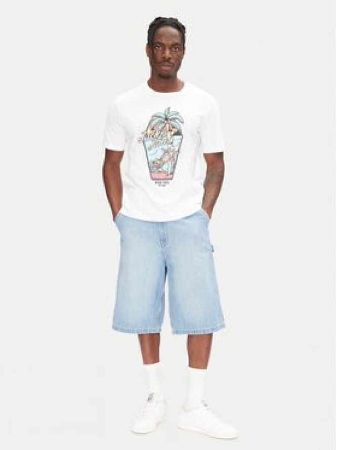 Jack & Jones T-Shirt Eljah 12268472 Biały Relaxed Fit