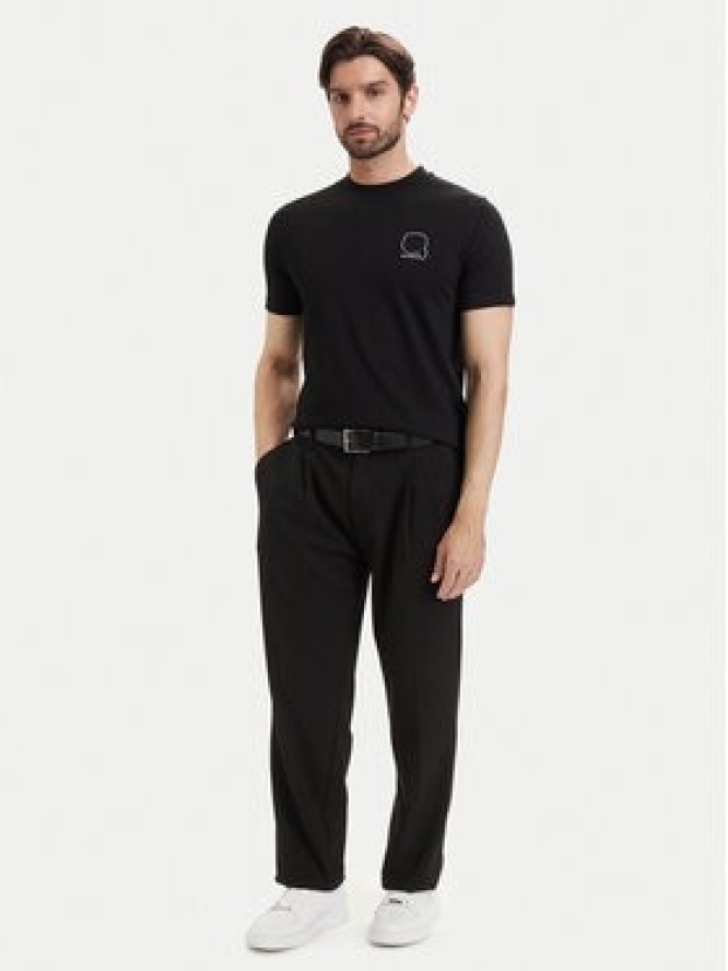 KARL LAGERFELD T-Shirt 755026 563224 Czarny Regular Fit