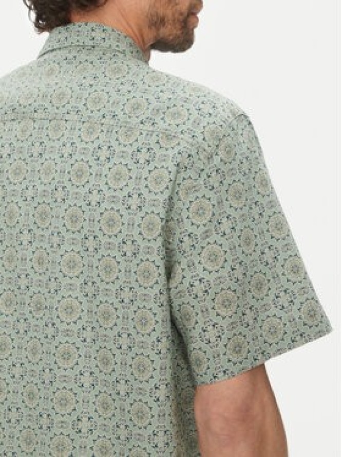 Selected Homme Koszula New Linen 16079053 Zielony Regular Fit