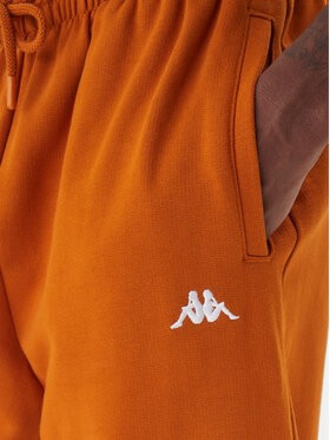 Kappa Spodnie dresowe 351Y41W XQF Beżowy Regular Fit