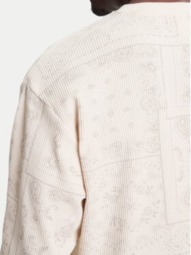 Karl Kani Bluza Signature Paisley Waffle PD00005328 Beżowy Regular Fit