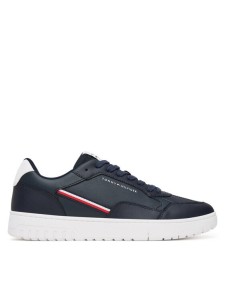 Tommy Hilfiger Sneakersy Th Basket Core Stripes FM0FM05631 Granatowy