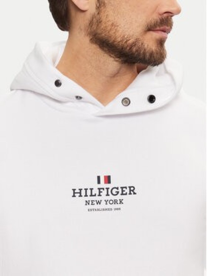 Tommy Hilfiger Bluza MW0MW39050 Biały Regular Fit
