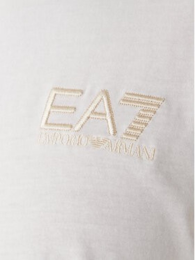 EA7 Emporio Armani T-Shirt 7M001402 AF22264 U0004 Écru Regular Fit