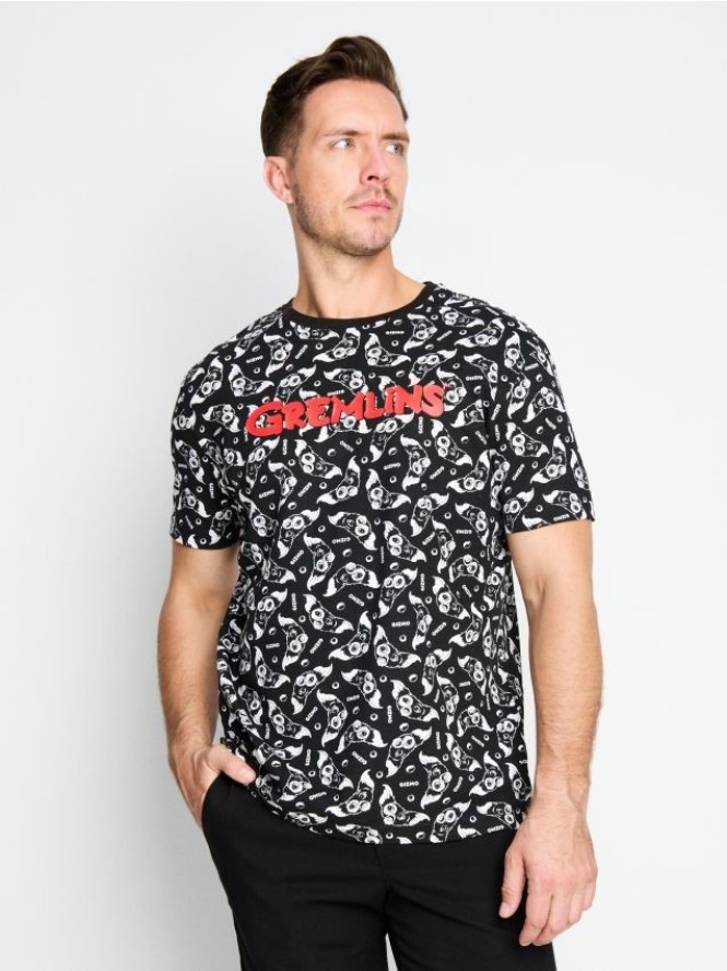 Koszulka z krótkim rękawem Gremlins - czarny