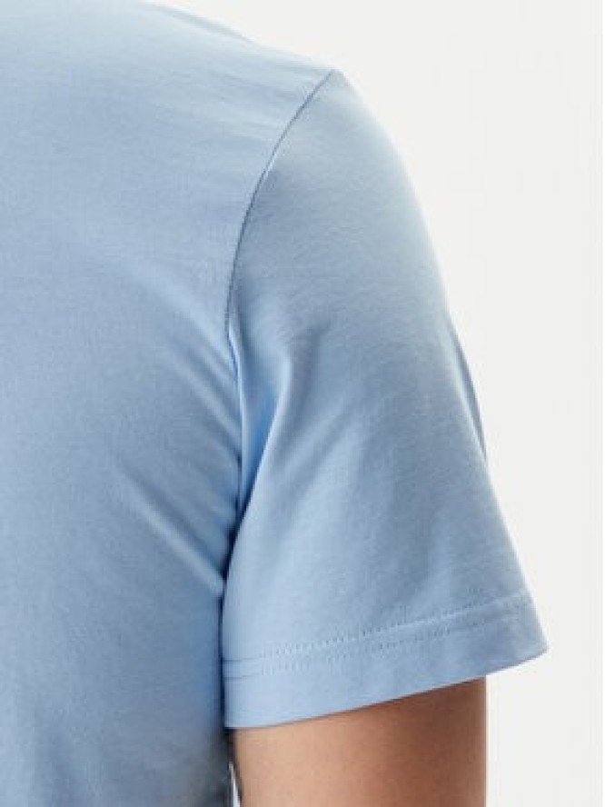 Calvin Klein Jeans T-Shirt Serif Box Graphic J30J327474 Błękitny Regular Fit