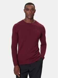 KARL LAGERFELD Sweter 655000 554399 Bordowy Slim Fit