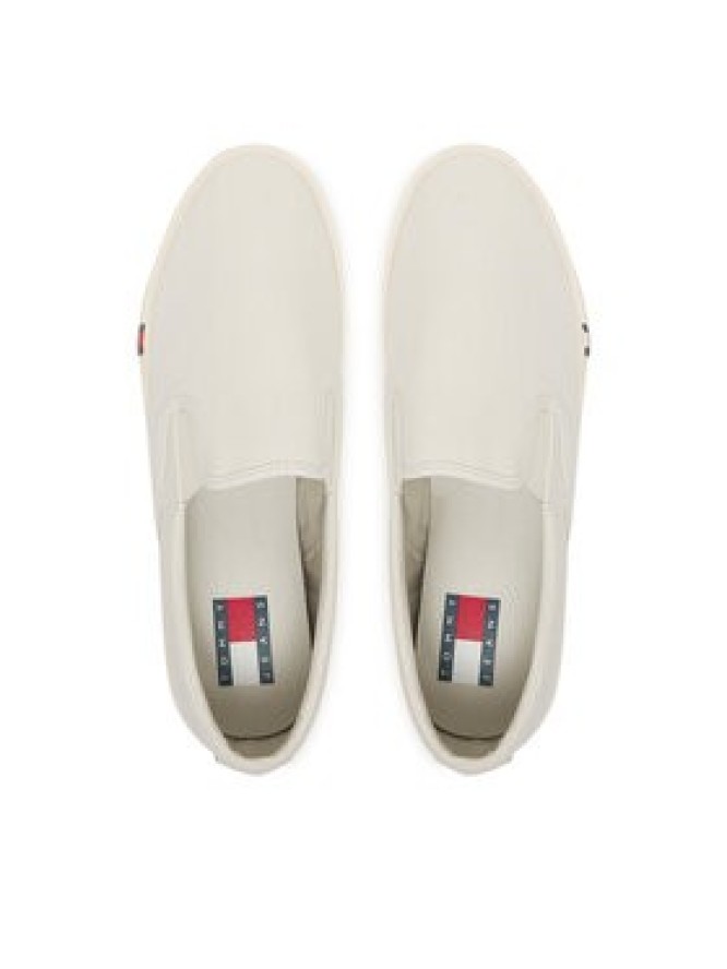 Tommy Jeans Tenisówki Archive Vulc. Y2K Slip On EM0EM01675 Biały