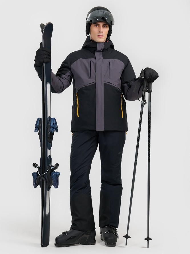 4F Kurtka narciarska membrana 10000 męska - czarna XXL