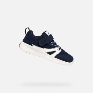 Buty GEOX J66PDA 022BC J FOOT Niebieski