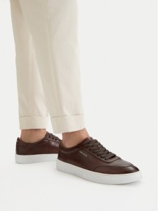 GINO ROSSI Sneakersy EO-MARSHAL-01 MI08 Brązowy