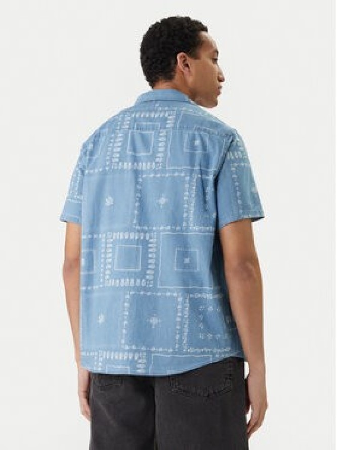 RVCA Koszula Frame Chambray AVYWT00507 Błękitny Regular Fit