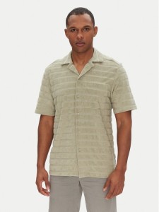 HUGO Koszula Ellino 50539351 Zielony Relaxed Fit