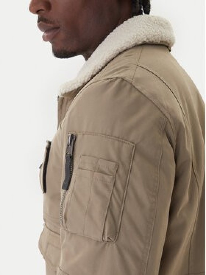 Aeronautica Militare Kurtka bomber 252AB3024UCT03151 Khaki Regular Fit