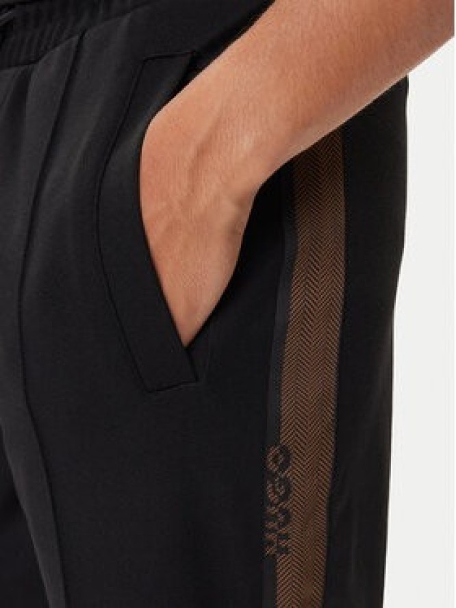 HUGO Spodnie dresowe Derwent 50542819 Czarny Regular Fit