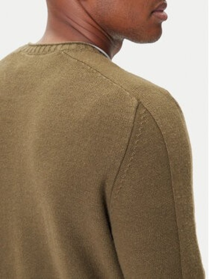 Aeronautica Militare Sweter 252MA1586UL00904 Zielony Regular Fit