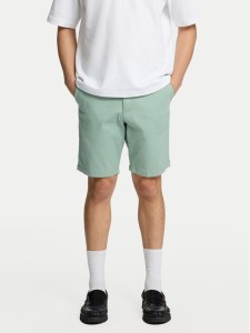 Selected Homme Szorty materiałowe Miles 16092329 Zielony Slim Fit