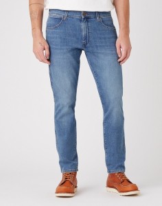 WRANGLER LARSTON MĘSKIE SPODNIE JEANSOWE DUSKY CLOUD W18SYJ38R 112145874