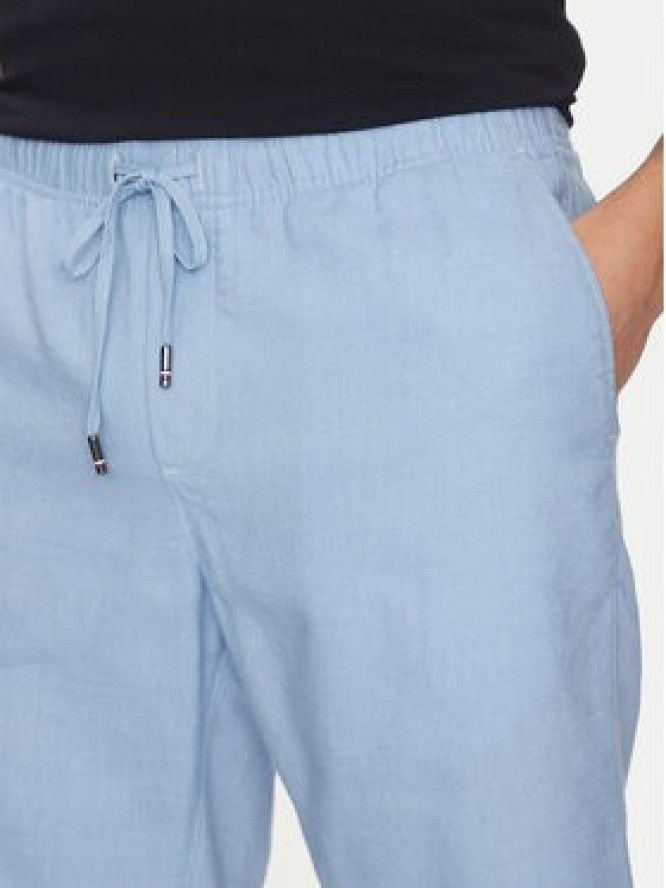 Tommy Hilfiger Szorty materiałowe Harlem MW0MW37804 Niebieski Regular Fit