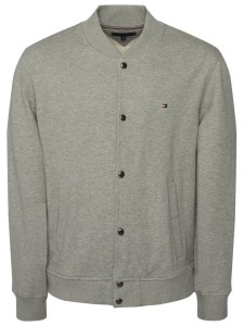 Tommy Hilfiger Kurtka bomber Essential MW0MW42470 Szary Regular Fit