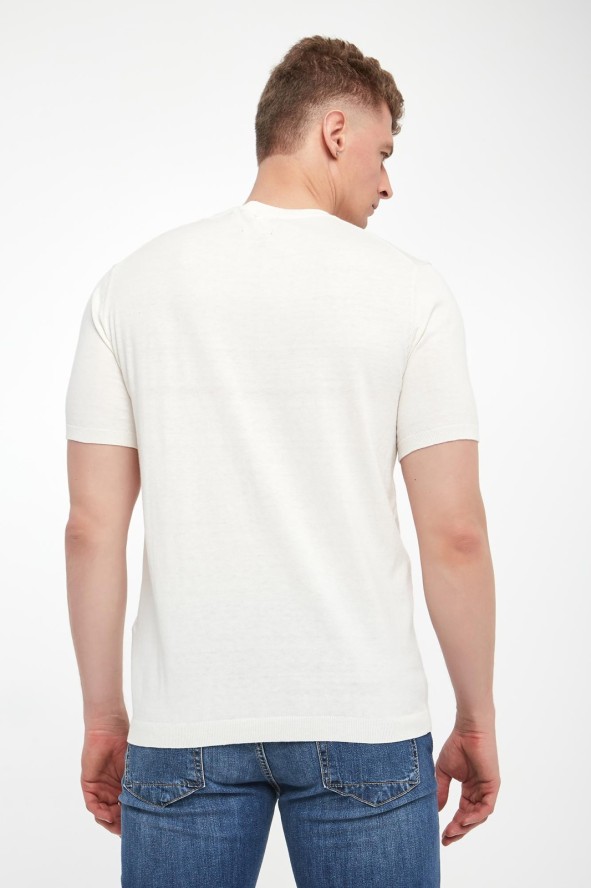 T-shirt męski dzianinowy LIU JO