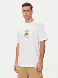 DC Shoes T-Shirt Lucky Hand Hss ADYZT05366 Biały Regular Fit