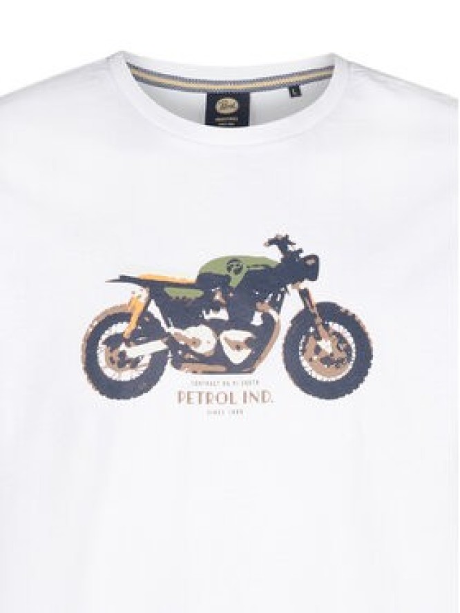 Petrol Industries T-Shirt M-1050-TSR671 Biały Regular Fit