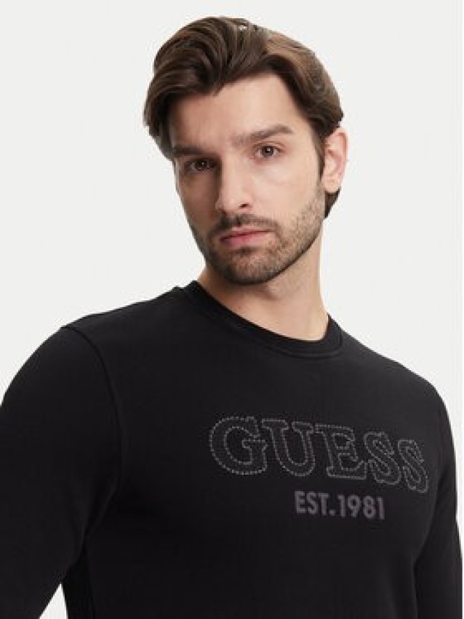 Guess Bluza M5YQ08 KCN01 Czarny Regular Fit