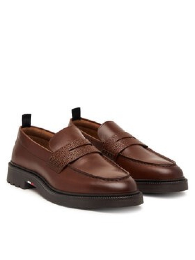 Tommy Hilfiger Loafersy Corporate Casual FM0FM05968 Brązowy